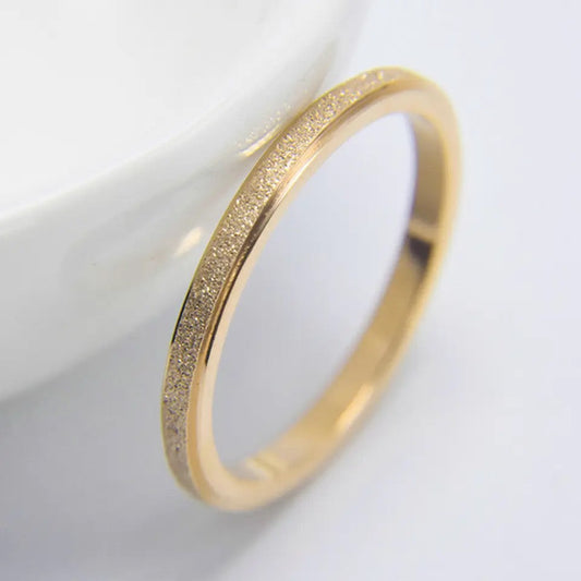 Gold Glitter Ring